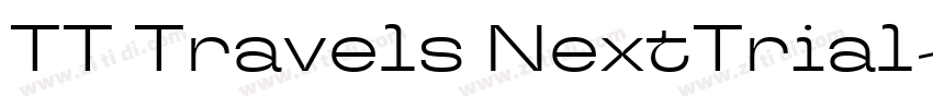 TT Travels NextTrial字体转换
